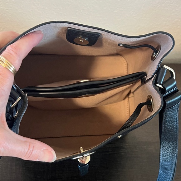 Kate Spade Marti Black Pebble Leather Bucket Bag - Picture 4 of 11